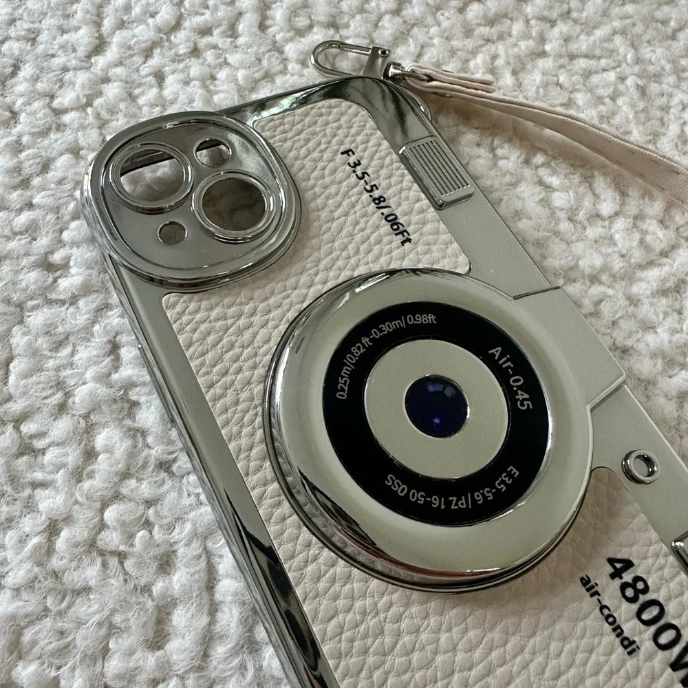 Retro Vintage Camera Phone Case with Strap IPhone 14 Plus - Picture 6 of 7